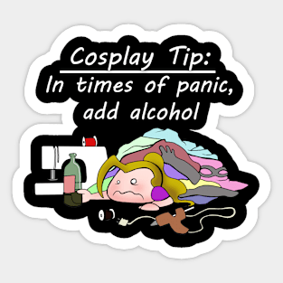 Cosplay Tip: Alcohol Sticker